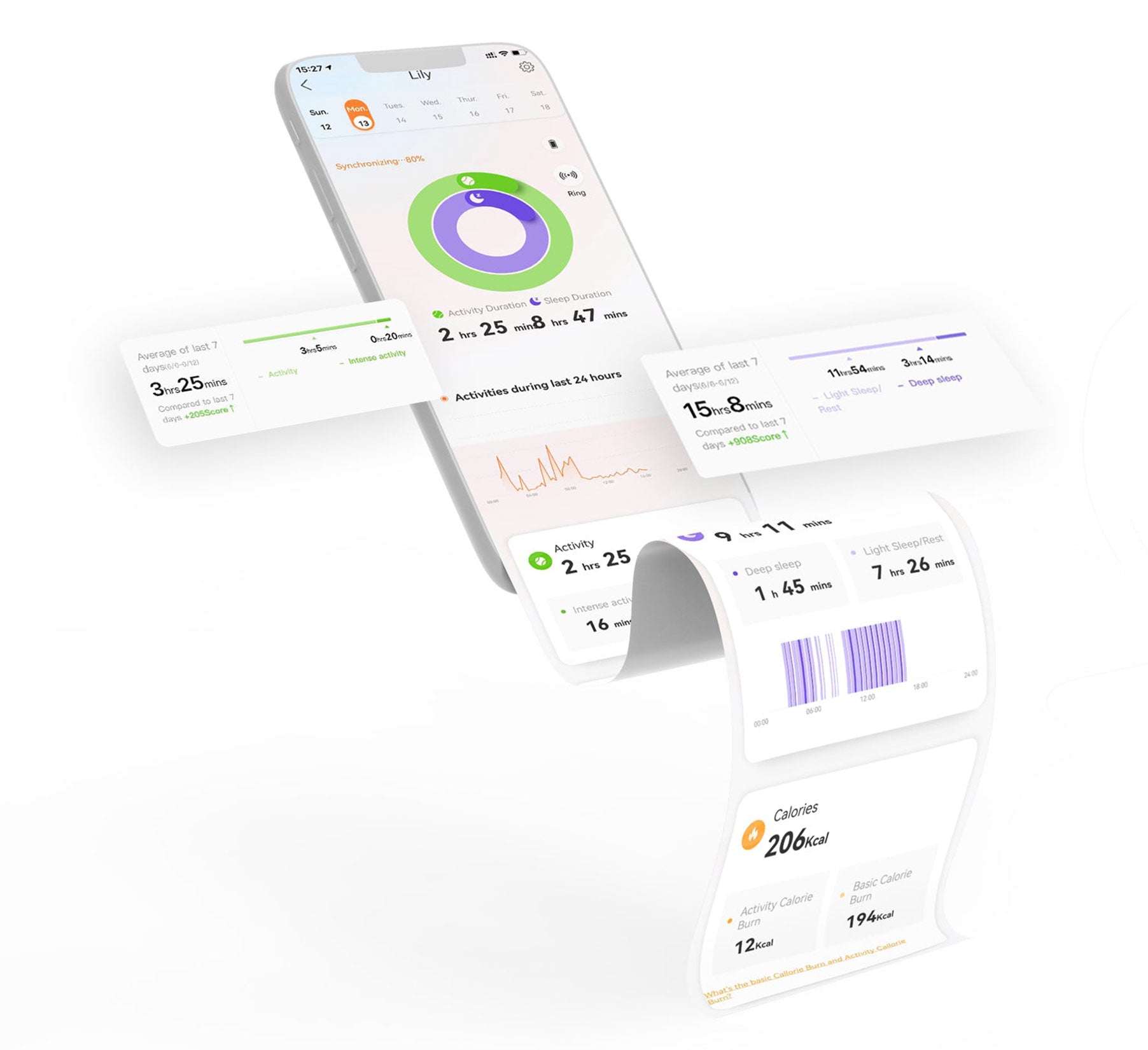 Smart home setup with integrated pet devices - feeder, fountain, activity tracker and litter box