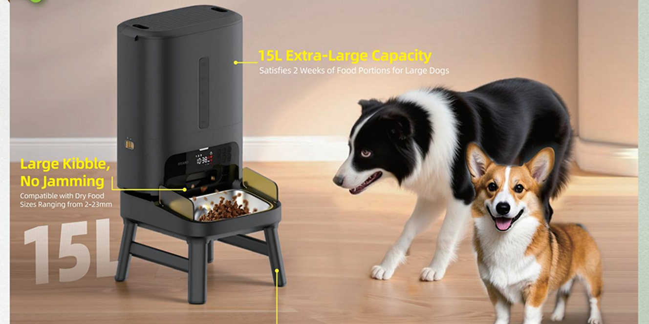 Automatic water fountain providing continuous fresh water for cats