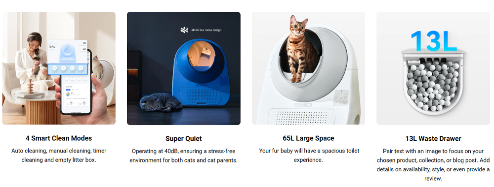 Catlink Scooper SE with minimalist design and multi-cat recognition